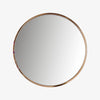 Miroir mural rond en métal Retro