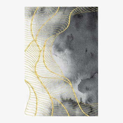 Tapis rectangle design au style abstrait Oxavo O