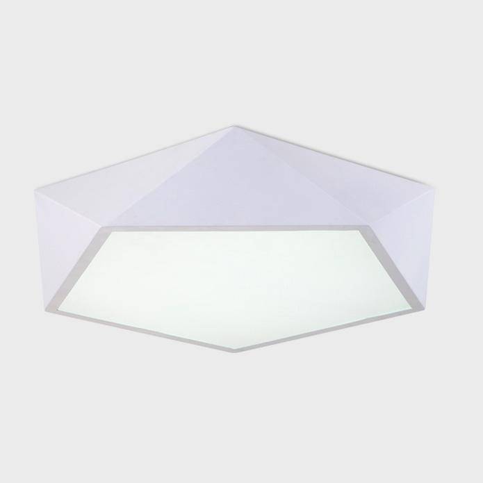 Geometric diamond-shaped LED ceiling light