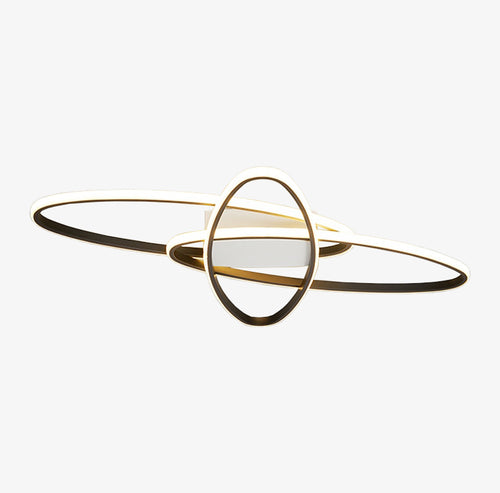 Plafonnier design LED avec anneaux imbriqués Orfa