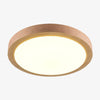 Plafonnier en bois à LED en rond Botimi