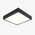 Plafonnier LED carré en métal Stepless