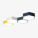 Plafonnier LED hexagonal de couleur Honeycomb