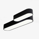 Plafonnier LED tubes arrondies ovales Bwart