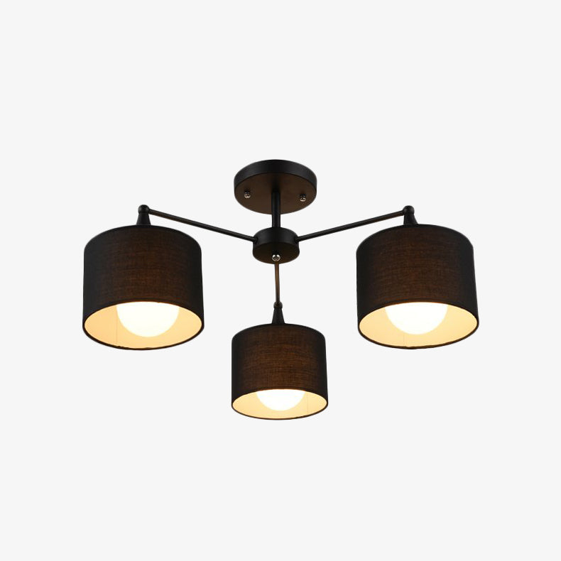 Modern ceiling lamp with multiple conical shades Romero