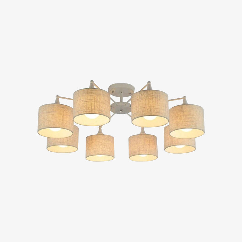 Modern ceiling lamp with multiple conical shades Romero