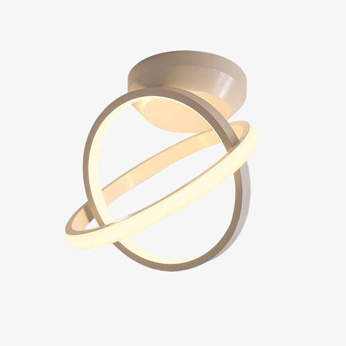 Plafonnier moderne LED avec disques lumineux en métal