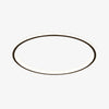 Marisol modern LED ceiling light in the shape of a metal ring