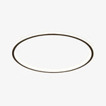 Marisol modern LED ceiling light in the shape of a metal ring