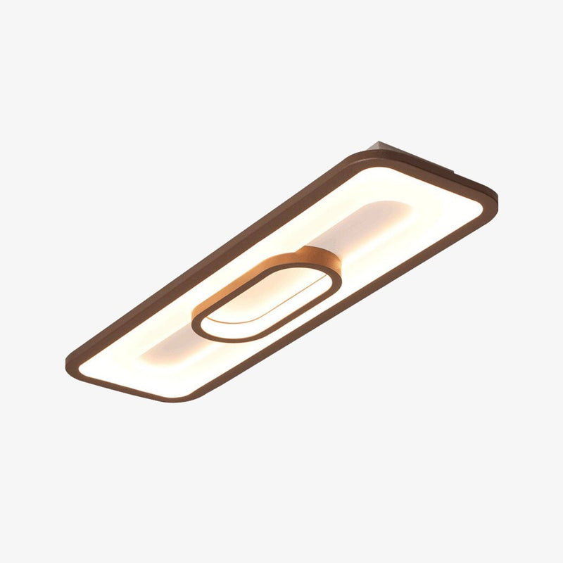 Estaccia modern minimalist rectangular LED ceiling light
