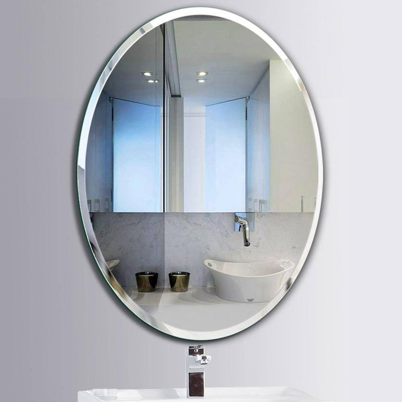 Oval wall mirror Makeup