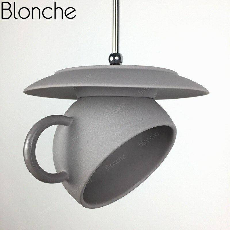 Suspension design tasse en céramique colorée Kitchen