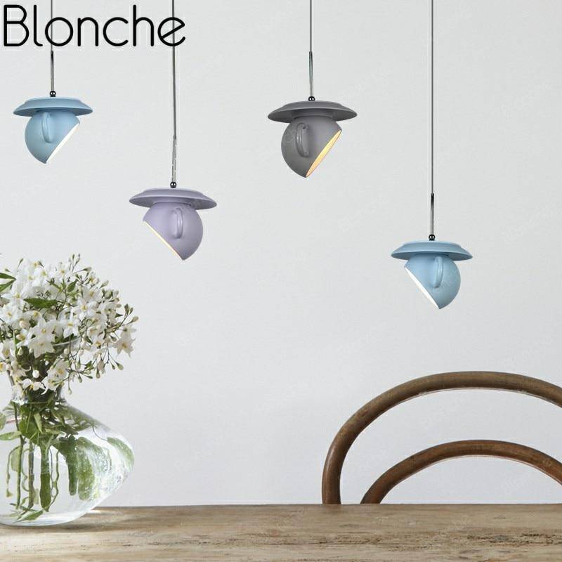 pendant light design ceramic cup colored Kitchen