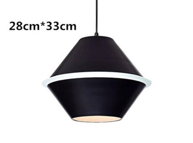 pendant light LED colored flying saucer