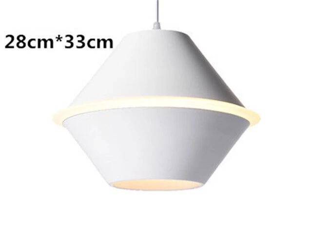 pendant light LED colored flying saucer