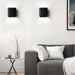 Applique murale cube coloré aux bords arrondis à LED