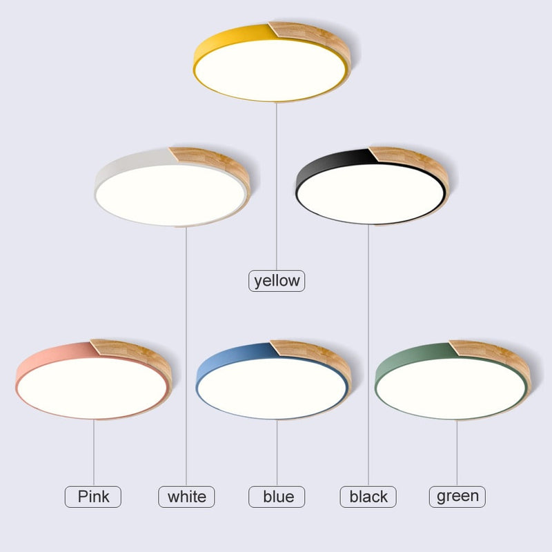 Modern round metallic ceiling light Leonidas