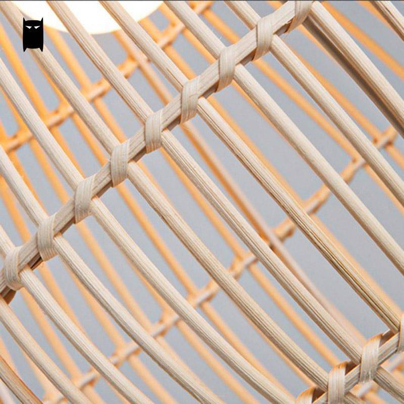 Suspension en bambou design arrondie Rattan - vue 4 sur 5