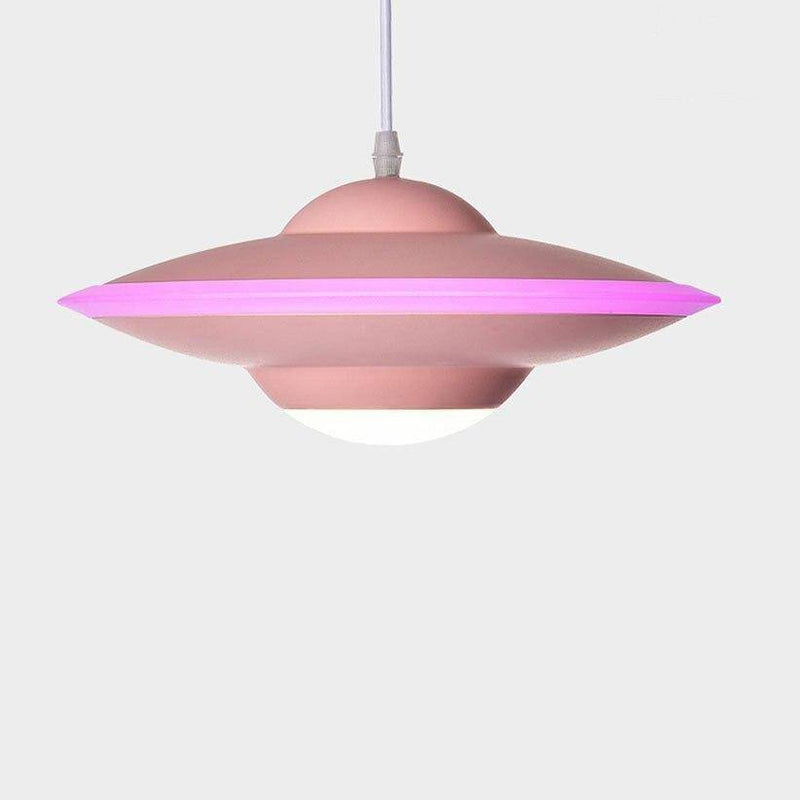 pendant light LED design with lampshade saucer metal Industrial