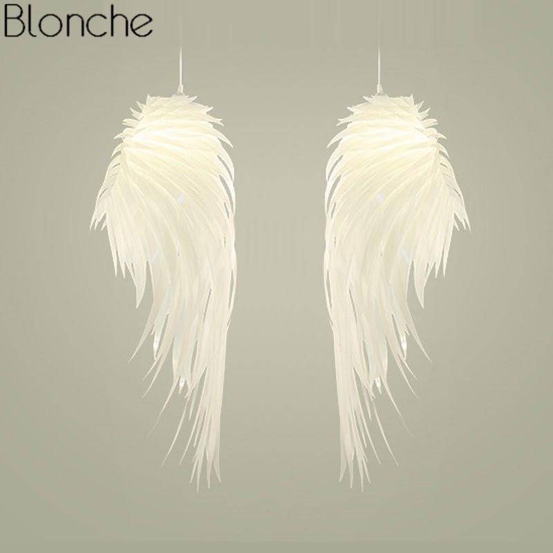 Suspension LED romantique style plume Romantic