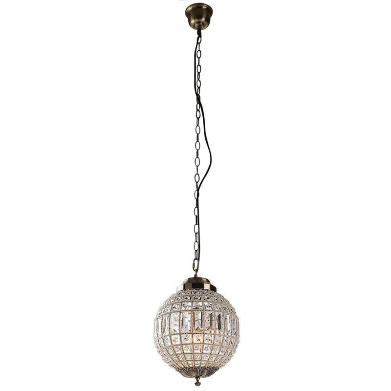 pendant light Luxury crystal glass ball LED backlight