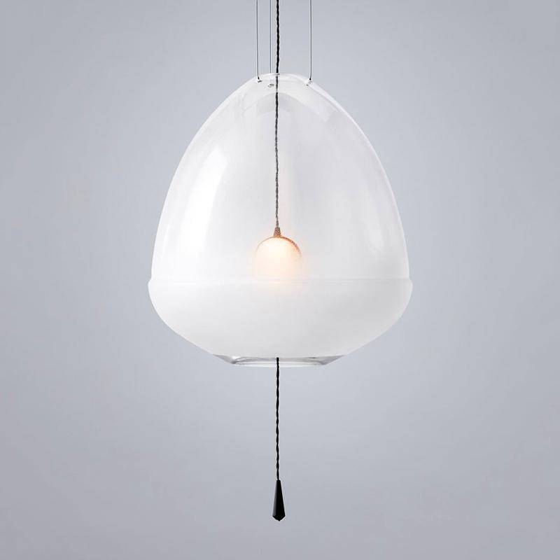pendant light LED design colored glass shapes Loft