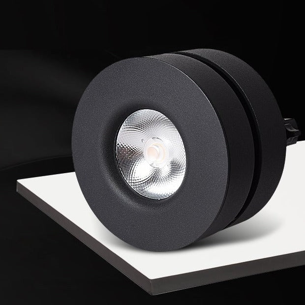 Spotlight modern LED round and rotatable to 355° Manual