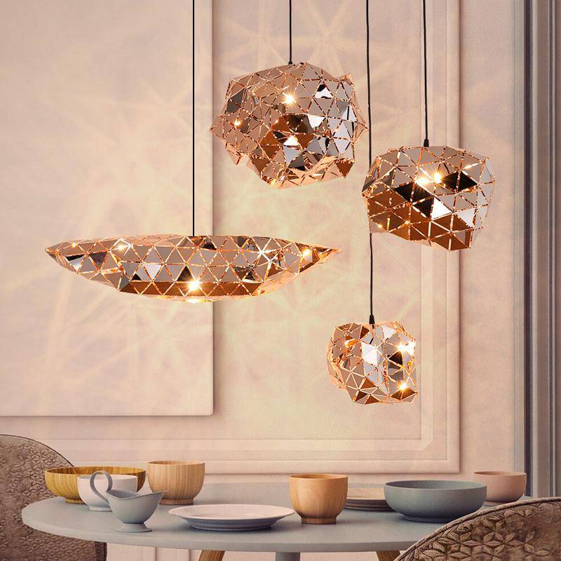 pendant light design several shapes of small triangles Sparks