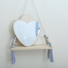 Miroir mural en forme de coeur Decoration