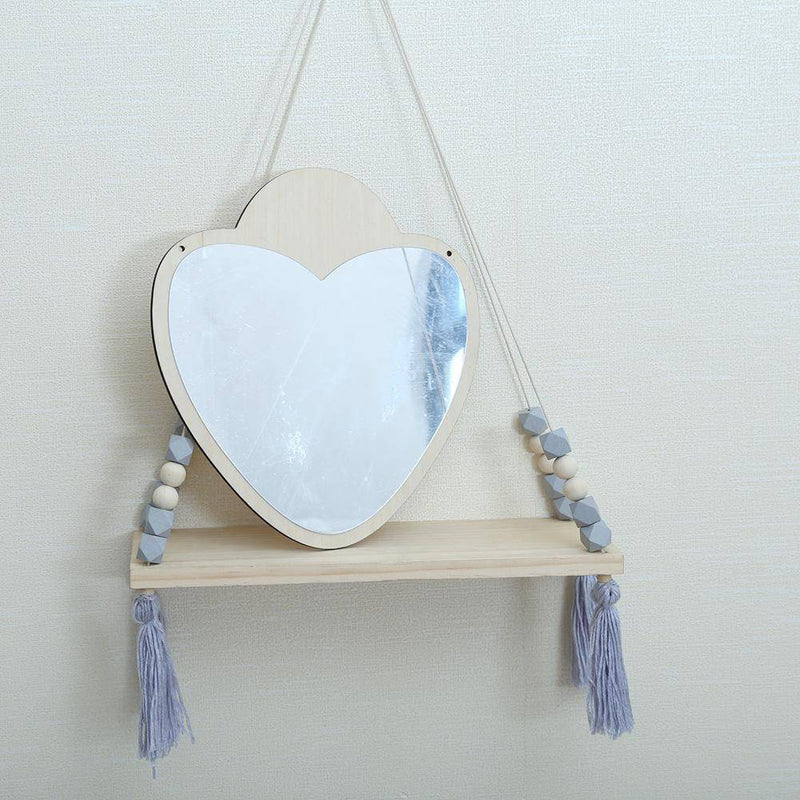 Miroir mural en forme de coeur Decoration