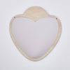 Miroir mural en forme de coeur Decoration