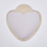Miroir mural en forme de coeur Decoration