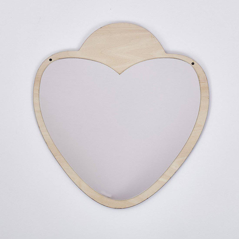 Miroir mural en forme de coeur Decoration