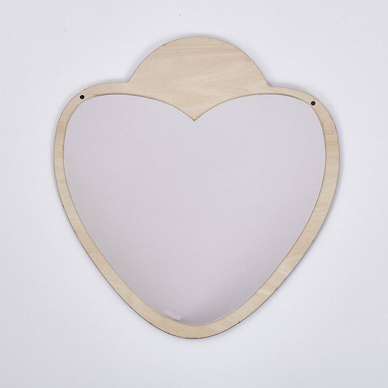 Heart-shaped wall mirror Decoration