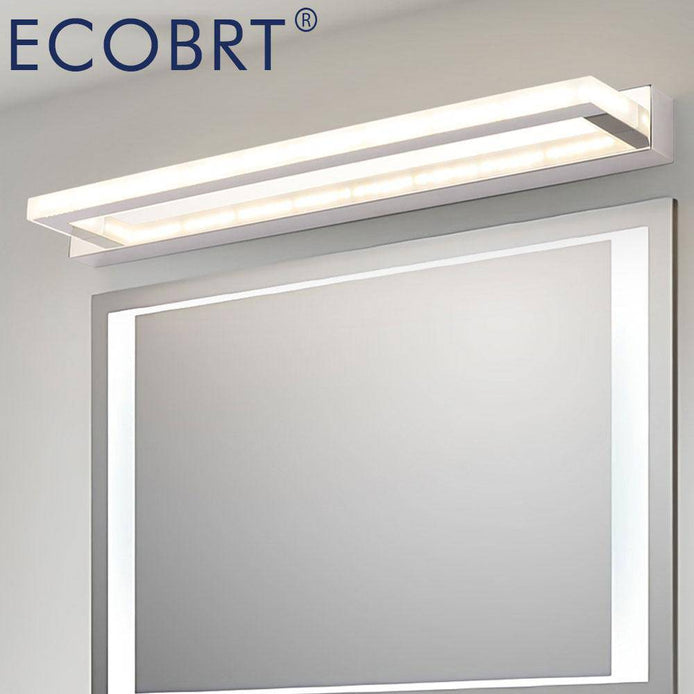 Applique murale LED chromé pour miroir 42cm