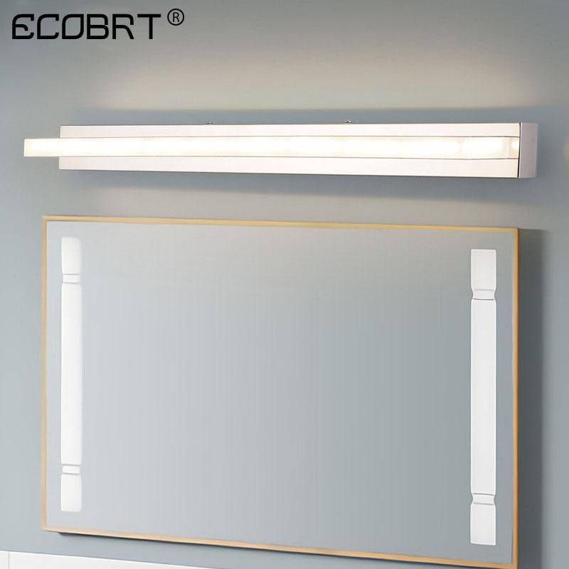 Applique murale LED chromé pour miroir 42cm