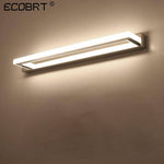 Applique murale LED chromé pour miroir 42cm
