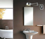 Applique murale LED chromé ajustable Sconce