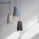 Suspension design LED en ciment style Loft Decor