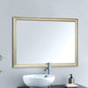 Miroir mural rectangulaire avec cadre en métal Narrow
