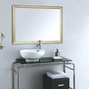 Miroir mural rectangulaire avec cadre en métal Narrow