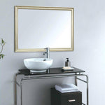 Miroir mural rectangulaire avec cadre en métal Narrow
