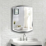 Miroir mural rectangulaire arrondi Living