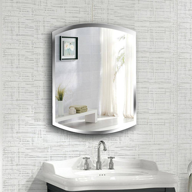 Miroir mural rectangulaire arrondi Living