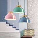 Suspension LED demi-boule colorée Loft