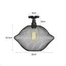 Plafonnier LED en cage de plusieurs formes Honeycomb