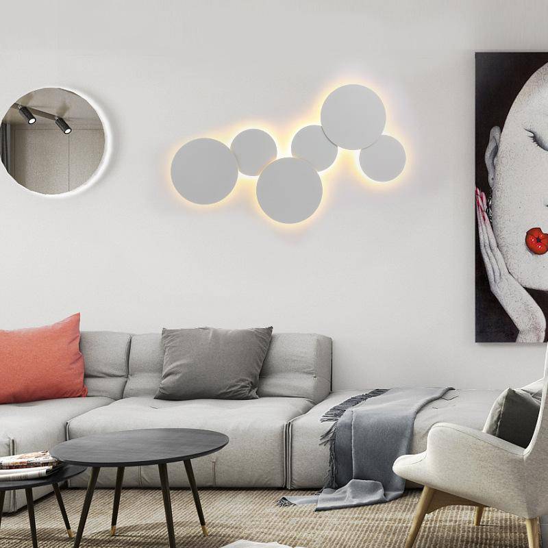 wall lamp Eclipse round LED wall light (single)