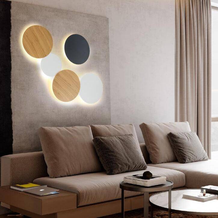 Applique murale LED ronde Eclipse (à l'unité)