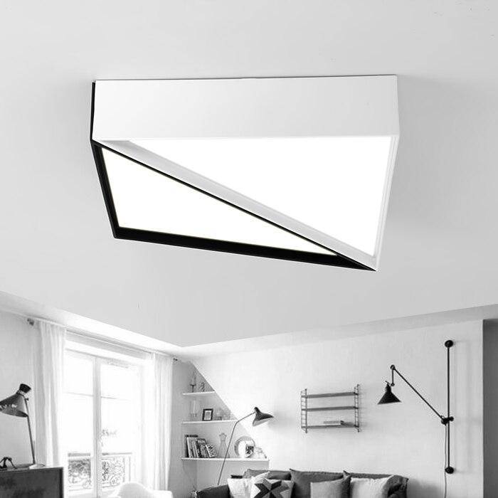 Geometric modern triangle LED ceiling light