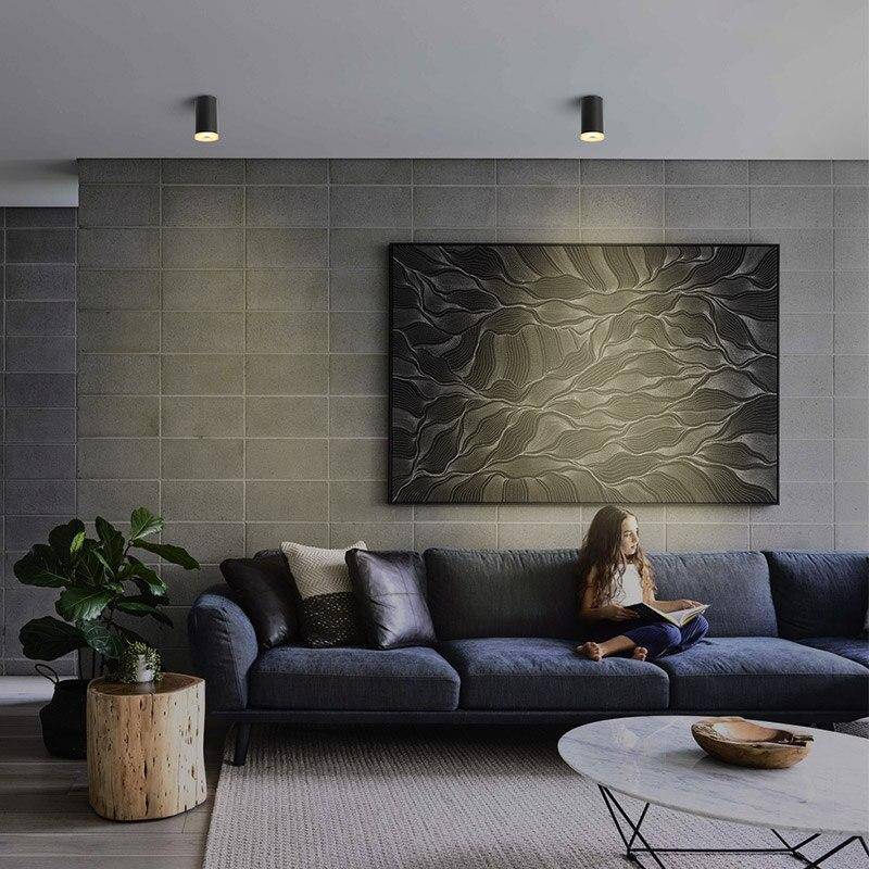 Spot rond design LED cylindre en métal Light - vue 2 sur 5
